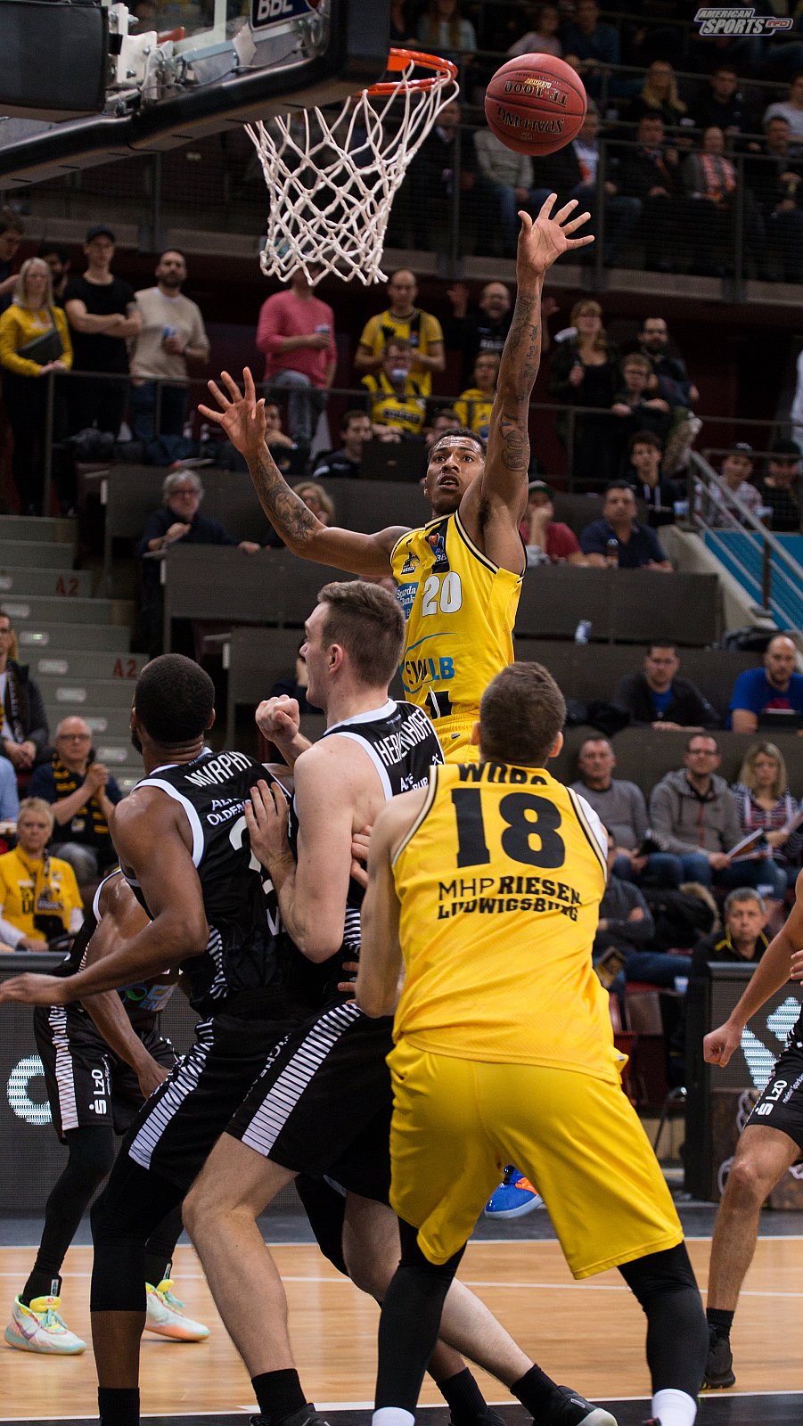 BBL: MHP Riesen Ludwigsburg vs. Rasta Vechta 85:78 01.02.2020
