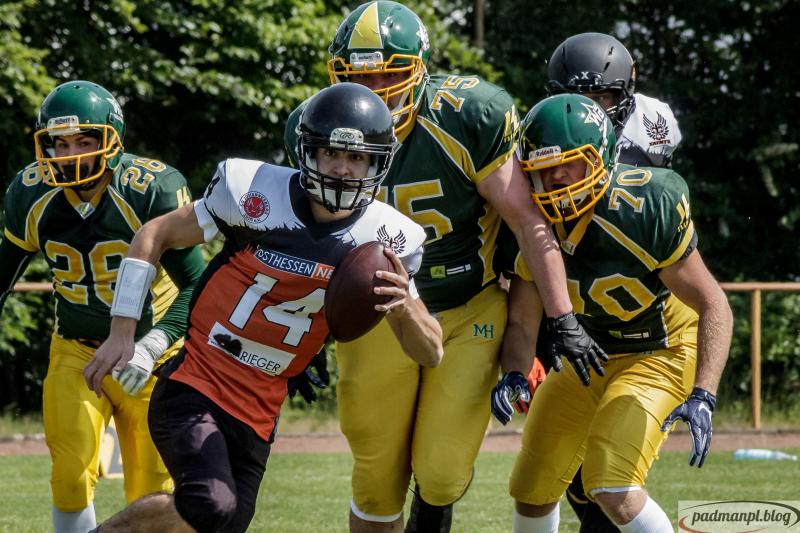 Kleinstadt Football. Nauheim Wildboys gegen die Fulda Saints vom 19.05.2018. Spiel- und Erlebnisbericht