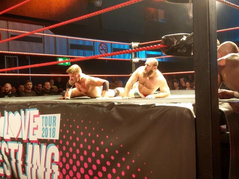 Wrestling in der Batschkapp Frankfurt: die wXw (westside Xtreme Wrestling) war am 21.04.2018 zu Gast mit der „We love Wrestling Tour“