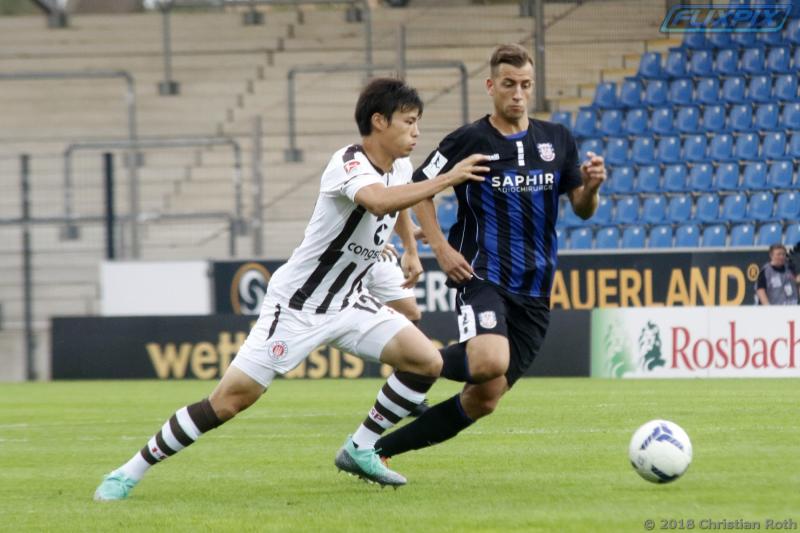 Der FSV Frankfurt unterliegt im Testspiel gegen den FC St. Pauli mit 1:2